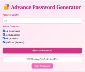 Smart Password generator