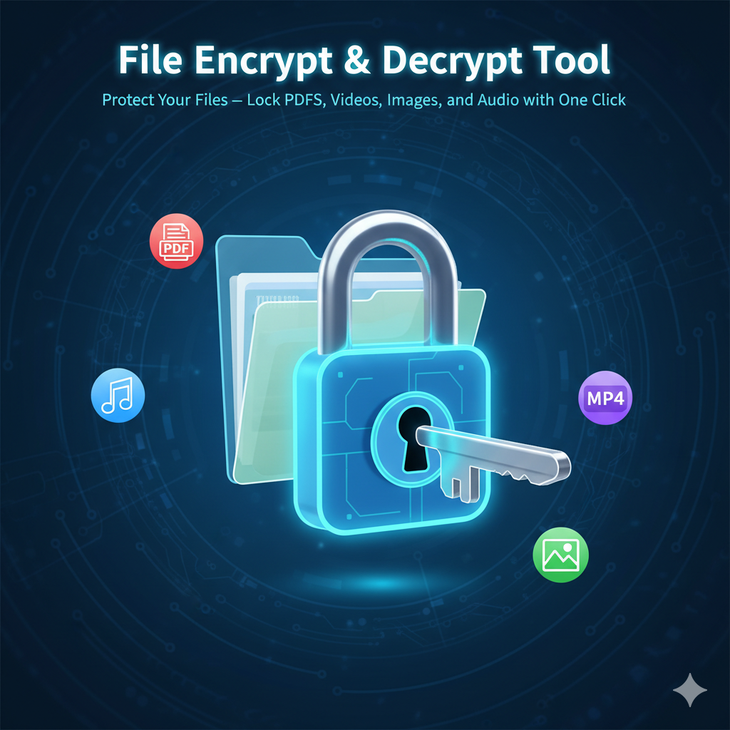 File Encryption Decryption Secure Free Tool Pdf, Media, Zips