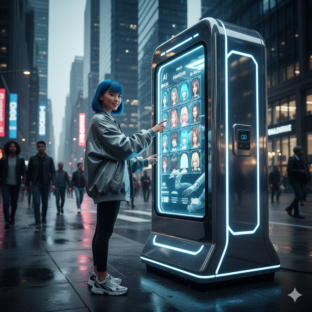 AI Hairstyle Try-On Kiosk Business